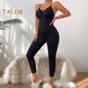 Shapewear Jumpsuits for Women Sleeveless Tummy Control Bodysuit High Waisted Full Body Compression One Piece Romper