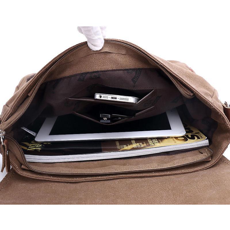 Унисекс сумка-мессенджер, повседневная холщовая сумка, наплечная сумка-слинг, сумка-сачел, сумка-мессенджер для мужчин, для работы, офиса, сумка для ноутбука 13 дюймов