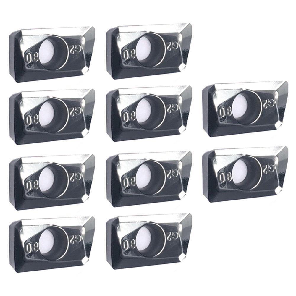 10 шт. твердосплавных пластин APKT APKT1604PDFRG2H01, предназначенных для обработки алюминия, с конструкцией и легкой сменой инструмента