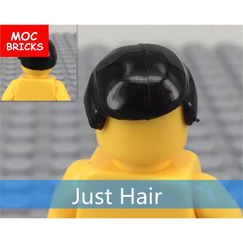 10 шт./лот Кирпичики MOC Мужские прически Модель Фигурка Игрушка Детские Образовательные Строительные Блоки Собранные Игрушки