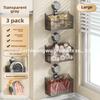 New Suction Cup Wall-mounted Kitchen Storage Rack Onion, Ginger and Garlic Seasoning Storage Kitchen Onion, Ginger and Garlic Storage Basket Rack