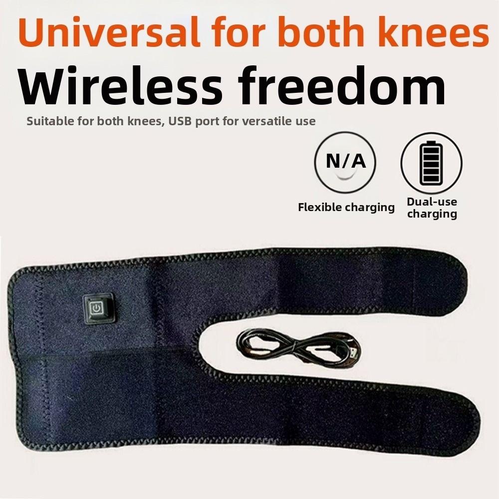 3 Heat Levels Electric Heating Massager Black Heating Vibration Massager Arthritis Prevention