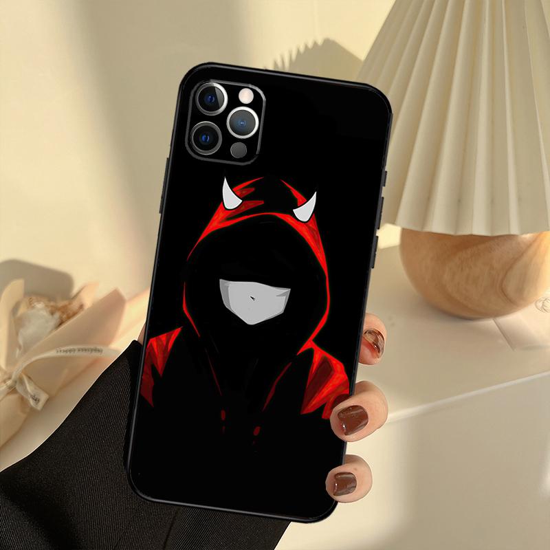 Чехол для телефона "Женщина-дьявол" для iPhone 16 14 13 12 11 15 17 Pro Max 13 mini 15 16 Plus 16e 17 Air Cover Funda