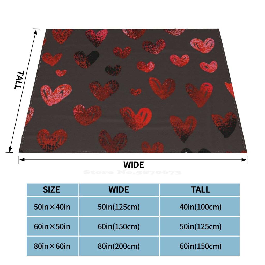Красная фольга Высокое качество Удобная кровать Диван Мягкое одеяло из фольги Красная фольга Сияние сердечек Роскошная блестящая текстура Имитация поверхности фольги