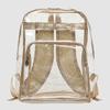 Schoolbag transparent backpack women's 1011 new waterproof travel backpack PVC large capacity storage junior high school student schoolbag
