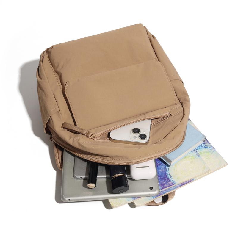 Мужской многофункциональный рюкзак, женская однотонная сумка через плечо, нейлоновый школьный ранец