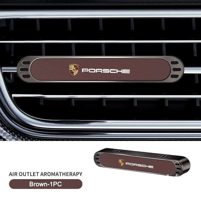 Car Air Outlet Aromatherapy Clip Solid Perfume Diffuser Air Freshener For Porsche Macan Panamera Cayenne Boxster Cayman 911 918DR9