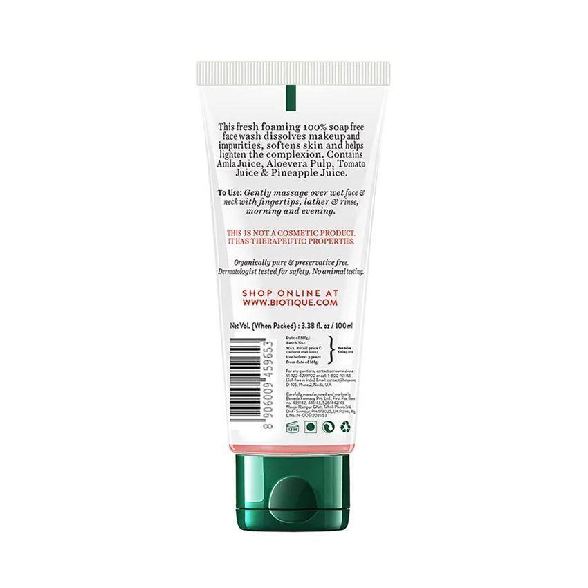 Средство для умывания с фруктами: осветление кожи (100 мл), Fruit Brightening Face Wash,  Biotique