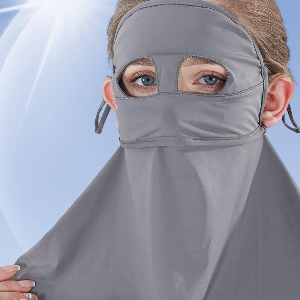 Face Cover Women Summer Sunscreen Mask Sun Proof Bandana Riding Mask  Outdoor