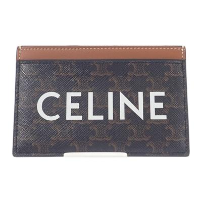 CELINE  10B702CLY.04LU Визитница Коричневая кожа Женская