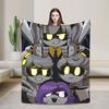Murder Drones  Blanket Uzi Doorman Wool Funny Breathable Throw Blanket for Bedspread  Winter