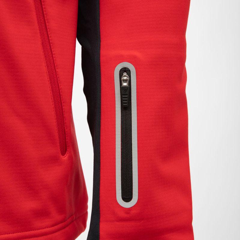 Men's ROSSIGNOL Plain Softshell Jacket with Coat of Arms Logo Zip