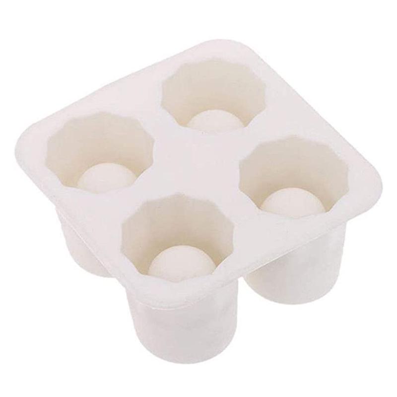 Four-Hole Creative Ice Cup Mold - Edible DIY Ice Tray BG26001
