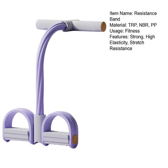 Многофункциональная педаль сопротивления, прочная эластичная натяжная веревка для йоги с ручкой, силовая тренировка мышц, вспомогательные инструменты, оборудование для фитнеса