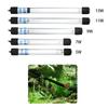 Fish Tank UV Light Sterilization Lamp Submersible Ultraviolet Sterilizer Water For Aquarium Dis D2Y9