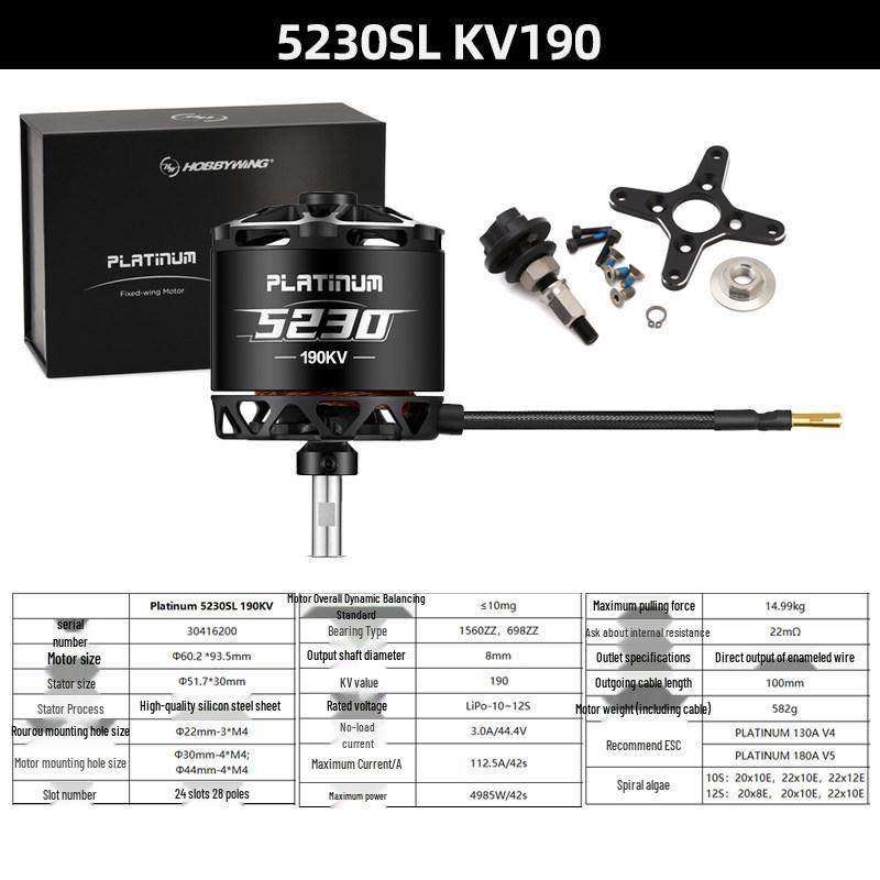 Hobbywing Platinum 4120/5220/5230 Series Model Aircraft & Helicopter Motors