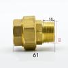 DN25 G 1" BSPP Внутренняя резьба на Наружную резьбу Латунный Муфтовый Переходник Соединитель Адаптер Вода Газ Масло
