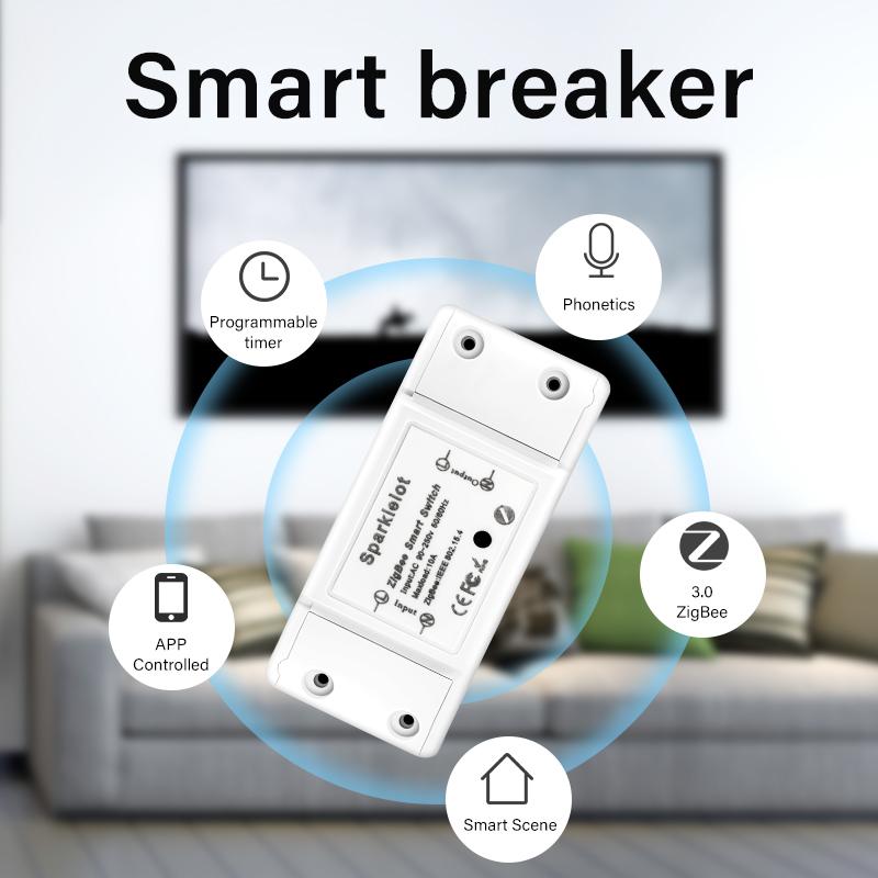 DIY Smart Light ZigBee Switch Tuya Smart Life APP Пульт дистанционного управления Домашний таймер Выключатель Работает с Alexa Google Home Yandex Switch