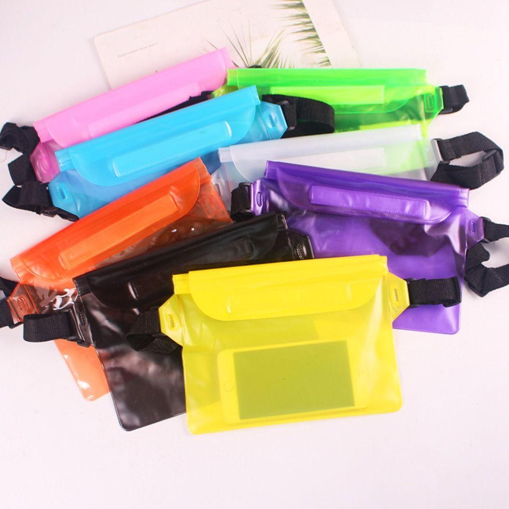 Simple Water-Sprinkling Festival Waist Bag Portable Shoulder Bag Adjustable Phone Case  Summer