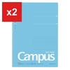 Тетрадь Campus Soft Ring A4 в точку, в линейку А, 40 листов, синяя -S121AT-B