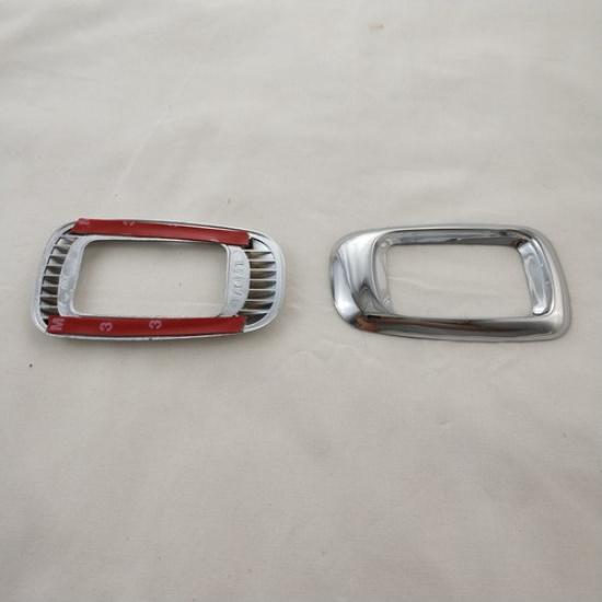 Chrome Side Light Frame Cover Trim For 1998-2007 Toyota Land Cruiser LC100 2pcs