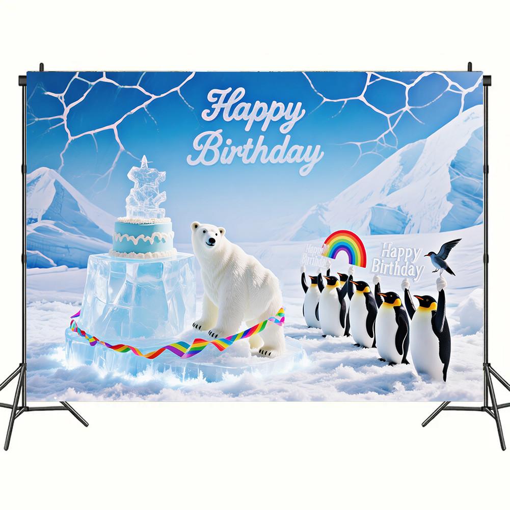 Красочный гобелен 'С Днем Рождения' Шары Радуга Дети Девочка Украшение на День Рождения Баннер Детская Вечеринка Фон для Фото Реквизит