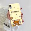 Чехол для телефона R-Rilakkuma для iPhone 14 11 12 13 Mini Pro Xs Max 8 7 6 6S Plus X XR, однотонный чехол конфетного цвета