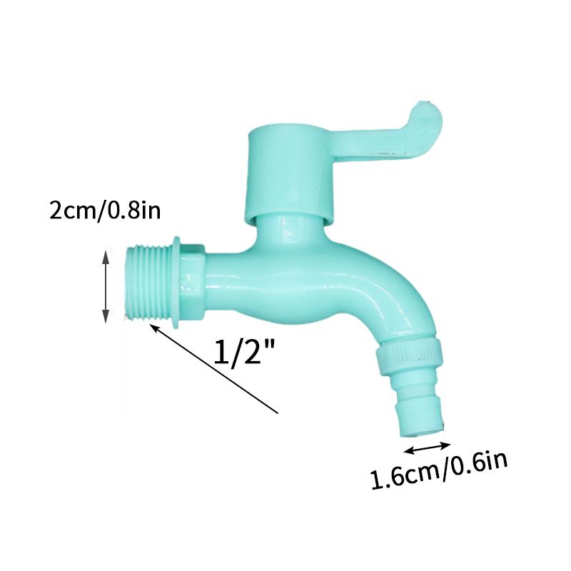 Кран для IBC-контейнера 1/2" 3/4" Пластиковый кран быстрого открывания Наружная резьба Настенный кран для стиральной машины Набор быстроразъемных соединителей для шланга