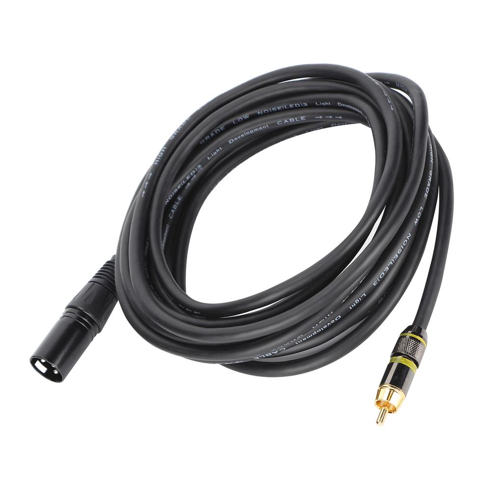 Кабель JORINDO XLR Male на RCA Male Прочный кабель XLR на RCA для микрофона и аудиооборудования JD6065 5M