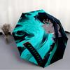 1pc Tokitou Muichirou1 Umbrella, Sun Protection, And UV Shielding. It Has Eight Sturdy Ribs for Outdoor Use And Perfect As a Holiday Gift