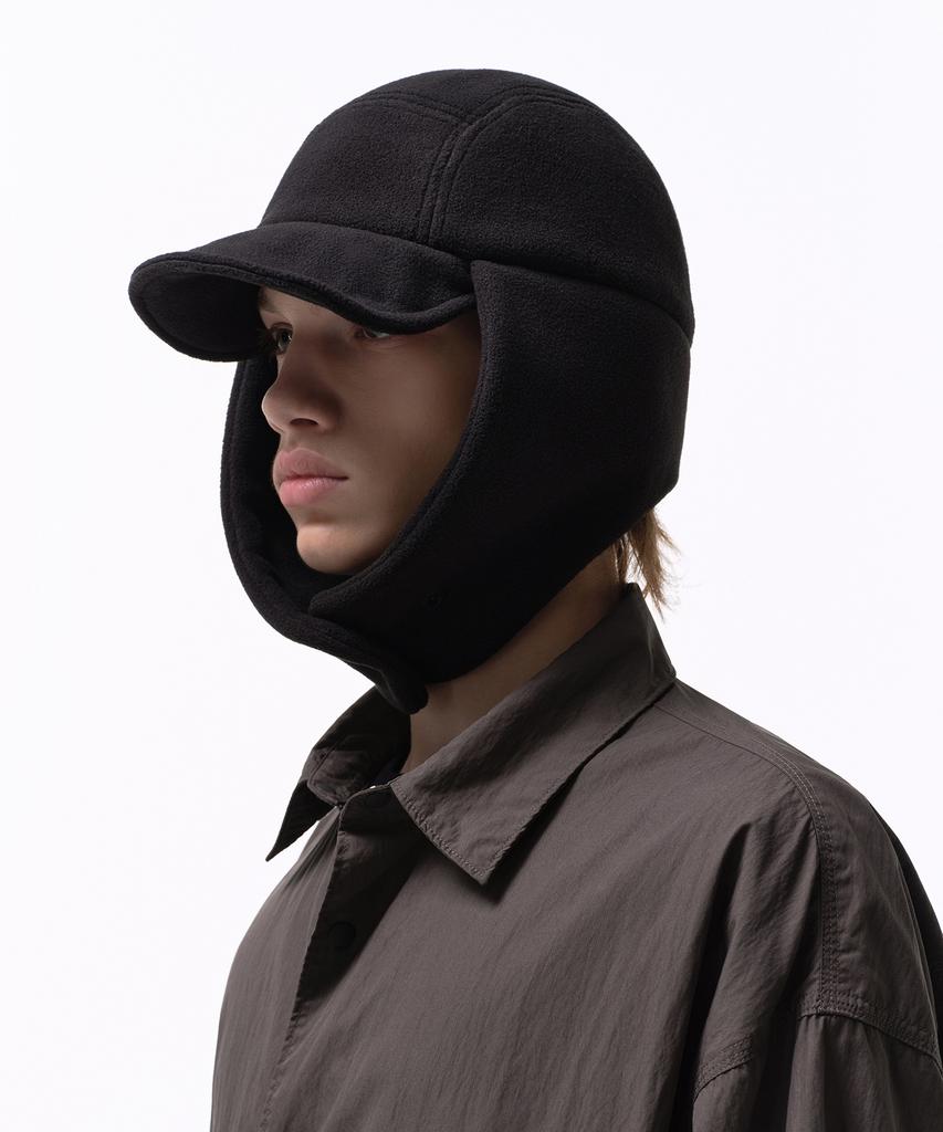 MUSINSA STANDARD [City Leisure] Polar Fleece Trooper Hat [Black]