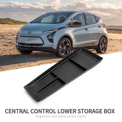 Для Chevy Chevrolet Bolt EUV EV 2022-2024 Центральный подлокотник Нижний слой Ящик для хранения Органайзер-лоток для центральной консоли автомобиля Аксессуары