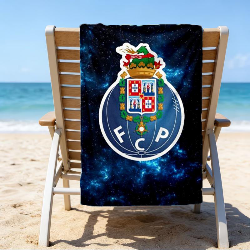 Fc Space Emblem Printed Beach Towel, Super Soft Microfiber, Perfect Gift Birthday, for Pool, Beach, Travel, for family and friends