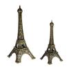 Retro Paris Eiffel Tower Model Home Desk Bronze Metal Statue Figurine Decor