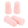 60 шт. беруши губчатые мягкие звукоизолирующие шумоподавляющие беруши для всех шумных мероприятий розовые