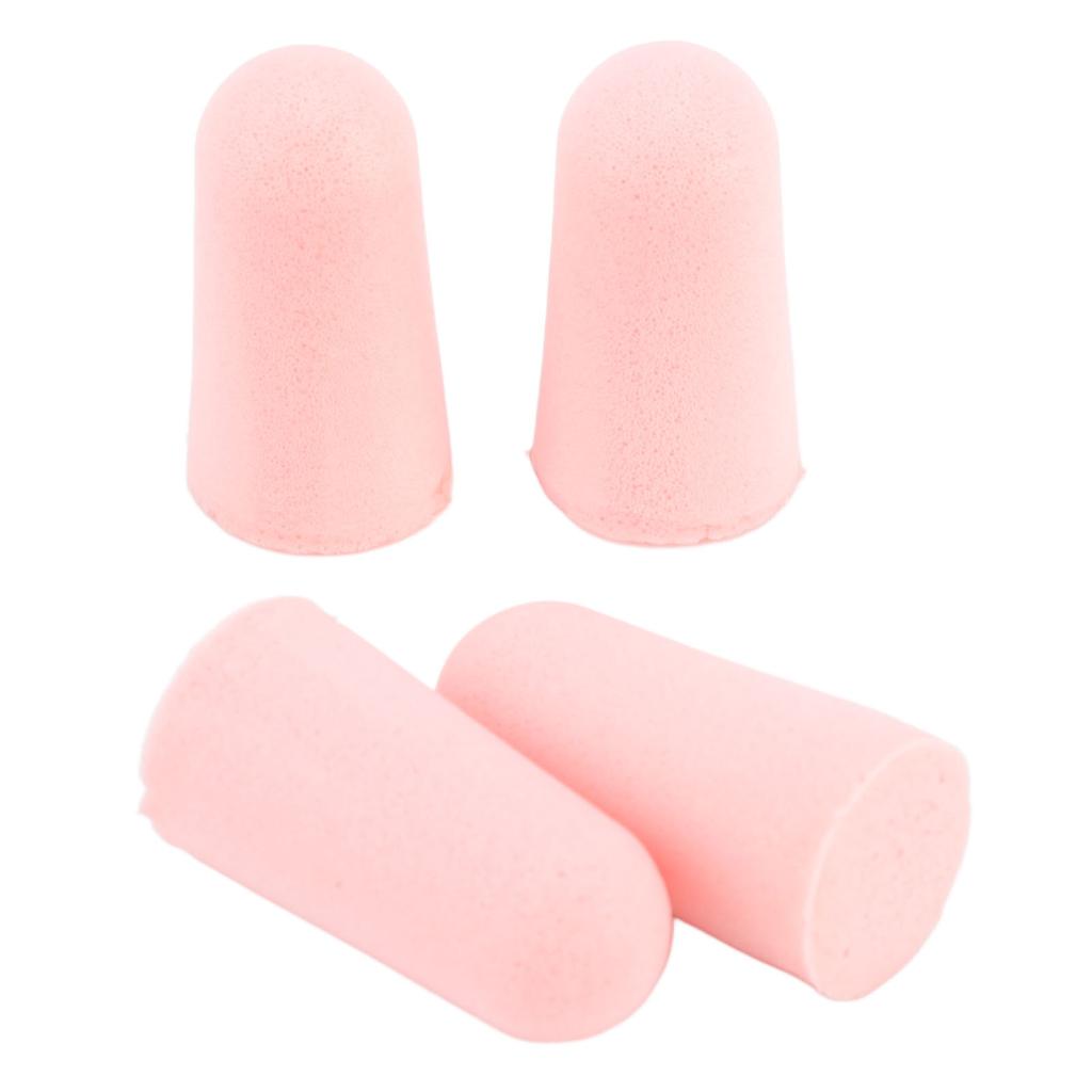 60 шт. беруши губчатые мягкие звукоизолирующие шумоподавляющие беруши для всех шумных мероприятий розовые