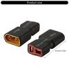 Universal T Plug To XT60 Adapter For Remote Li Batteries High Current Connector Durability Rubber Metal Construction