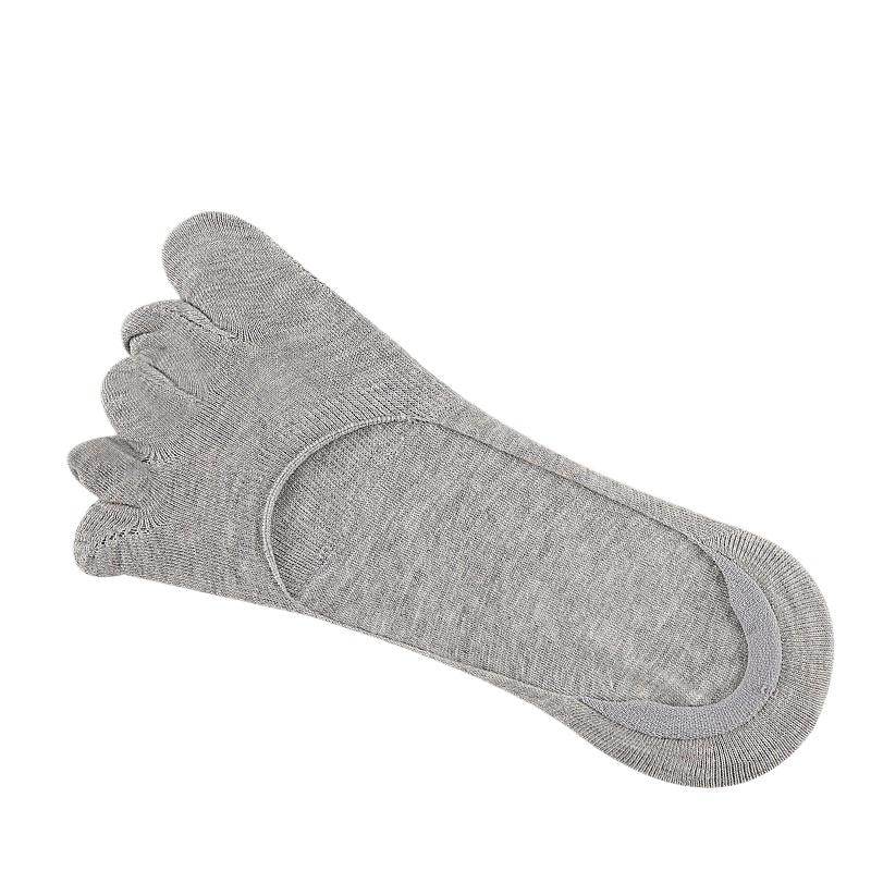 Новые носки с пятью пальцами Женские силиконовые летние носки с пальцами Летние тонкие носки-лодочки с неглубоким вырезом Невидимые носки Мужские