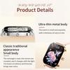 2025 New Fashion Women Smartwatch AMOLED HD Screen Heart Rate Blood Oxygen Monitoring BT Call Sports Smartwatch Woman for IOS Android