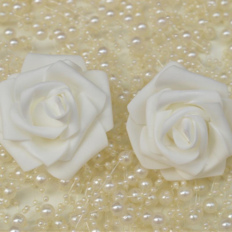 Модный декор для вечеринки, букет искусственных роз, сделай сам, домашний искусственный ПЭ-бутоны для вечеринки, пенопластовые цветы 6 см, свадьба, 10 шт.