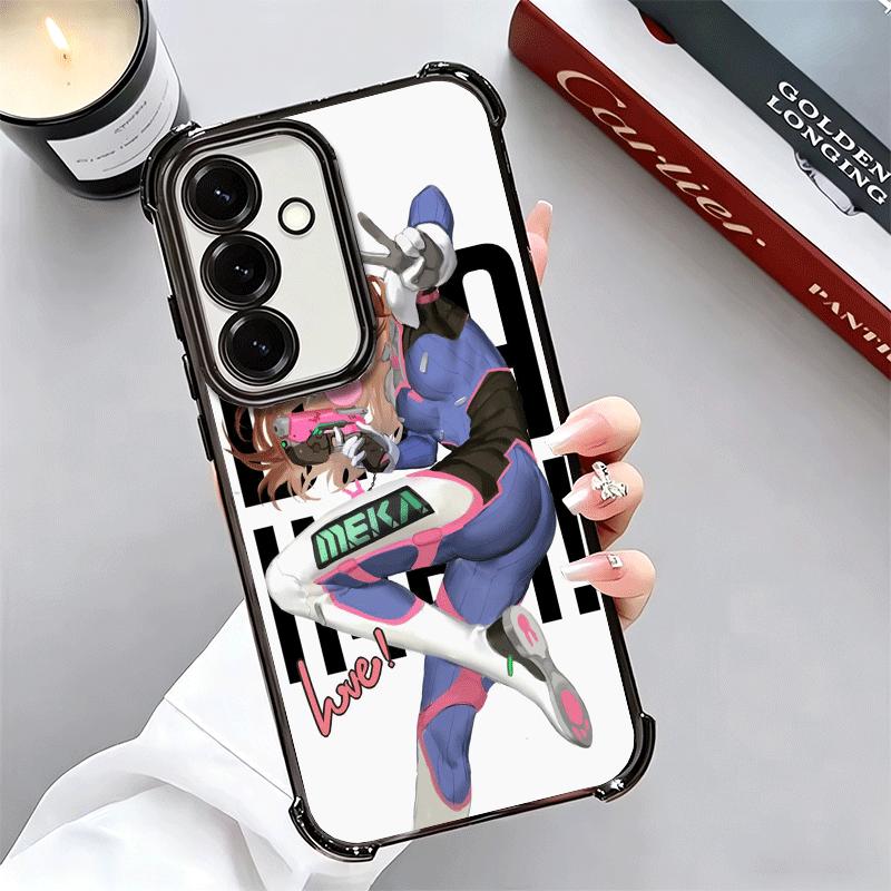 O-Overwatchs D-DVA Мягкий чехол для телефона для Samsung A17 A27 A07 A37 A57 A16 A56 A15 A55 A14 A54 A13 A53 A26 A36 A25 A35 A24 A34 A23 A
