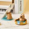 Animal Figurines Capybara Mobole Phone Stand Crocodile Capybara Model Toy  Office Decor