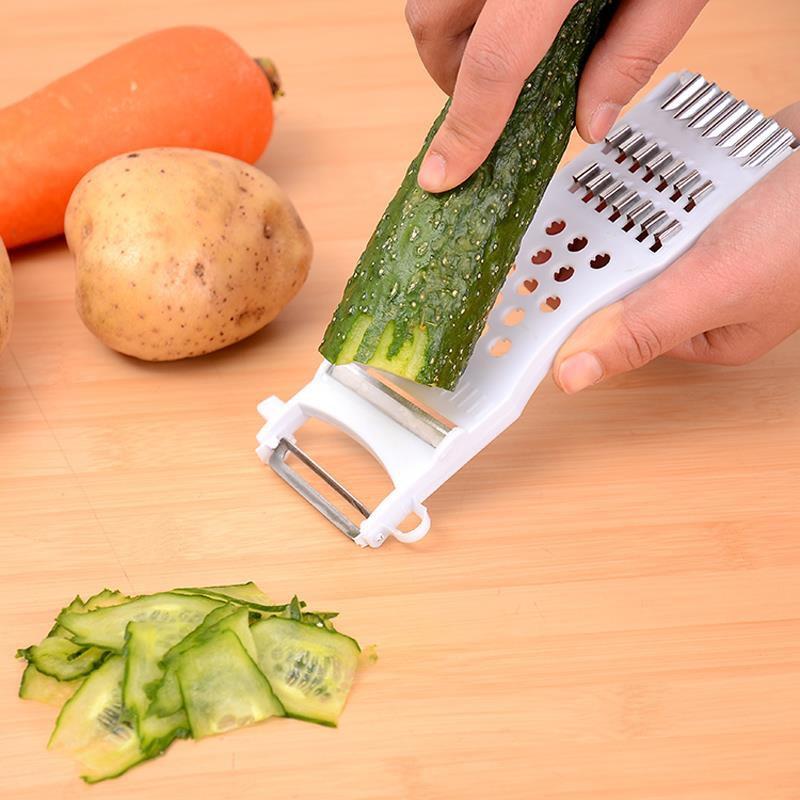 Новые 2 шт. многофункциональные кухонные терки для овощей, пластиковые инструменты из нержавеющей стали