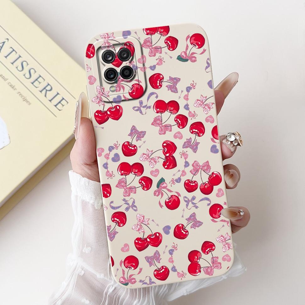 For Samsung Galaxy A12 Case Colorful Flower Panda Cartoon Cover Soft Slim Phone Cases For Samsung  A12 GalaxyA12 Back Cover