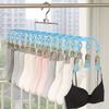 Rustproof Clothes Drying Hanger Stainless Steel Underwear Socks Holder  Laundry Room
