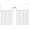 L Shaped Folding Shower Screen 70 x 120 x 137 cm 4 Piece