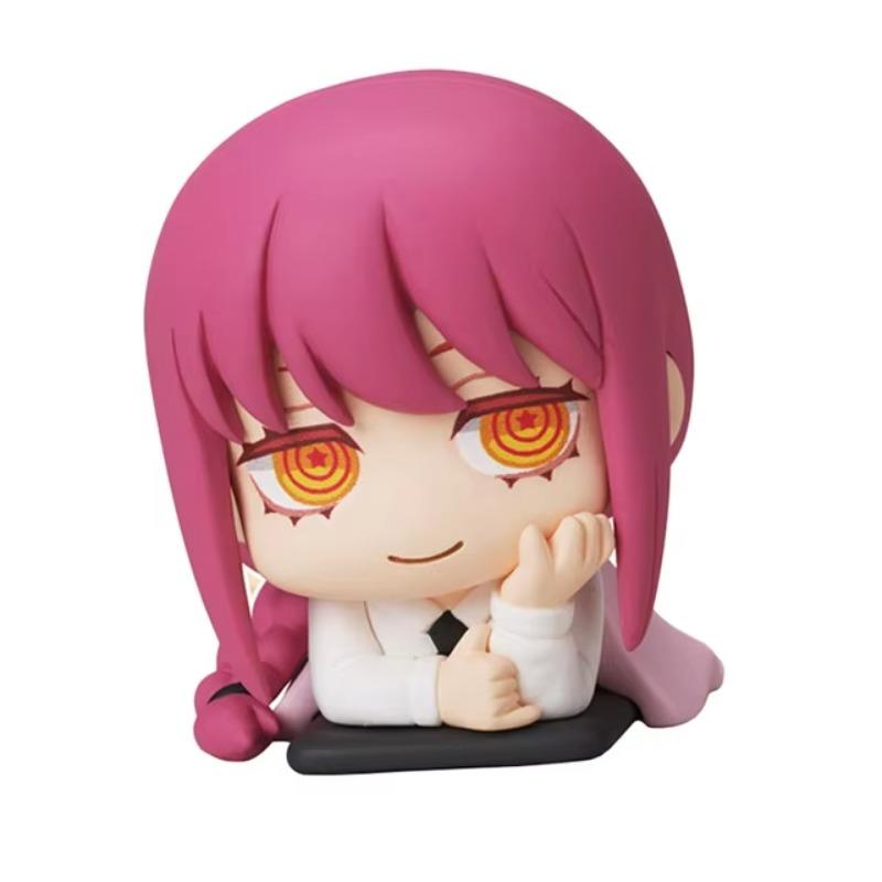 Аниме Человек-бензопила Фигурка Пауэр - Аки Дендзи и Макима Спящая Фигурка Действия Скульптура Настольное Украшение