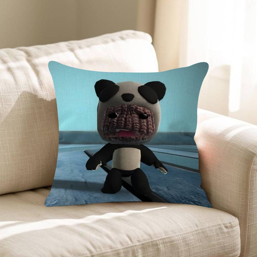 Забавная подушка-чехол Sackboy из LBP Наволочка для подушки Гостиная Диван Домашний декор На заказ