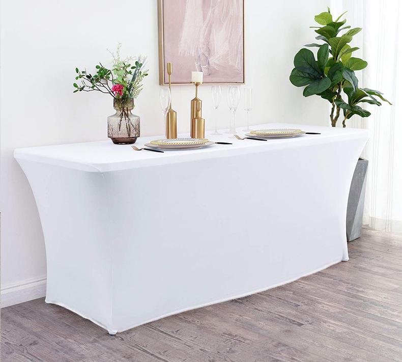 Cover For Catering Banquet Table 180X76 Cm Full Without Bow White