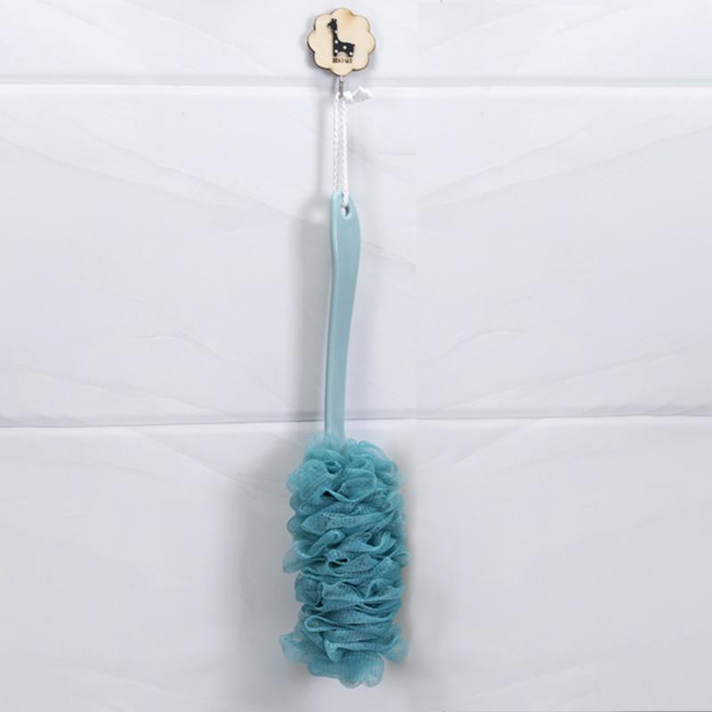 Длинная ручка щетка для ванны подвесная мягкая сетка для спины тела губка для ванны щетка для душа розовый спа скруббер аксессуары для ванны для взрослых